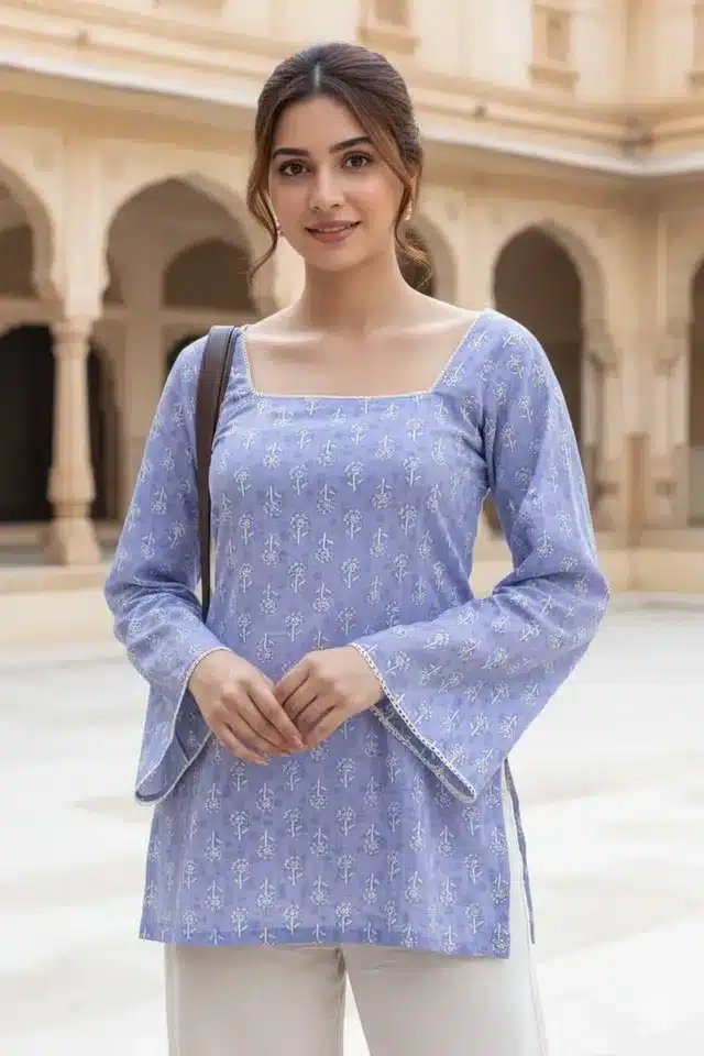 Casual Regular Sleeves Floral Print Kurti